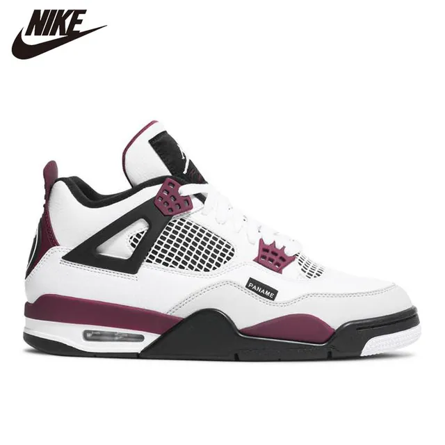 NIKE-zapatillas de baloncesto Air Jordan 4 para hombre, calzado deportivo Retro, Toro Bravo, grow red fire, black cat, white מלet cactus - AliExpress - Color : Beige - Tamaño del zapato : 9.5
